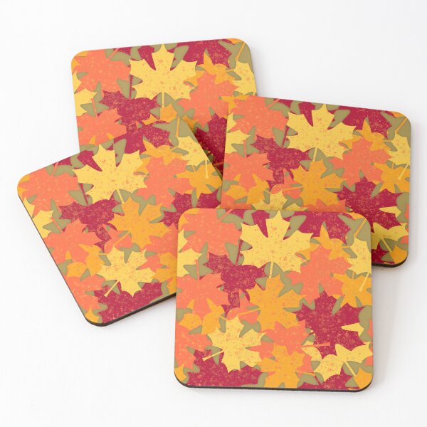 Item preview, Autumn Fallen Maple Leaf Pattern designed and sold by Julie Erin Designs.