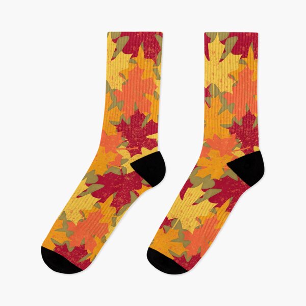 Item preview, Autumn Fallen Maple Leaf Pattern designed and sold by Julie Erin Designs.