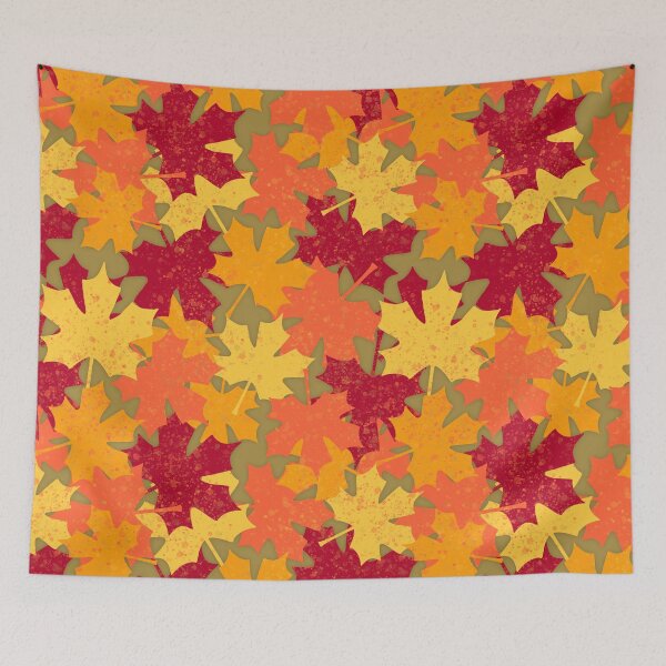 Item preview, Autumn Fallen Maple Leaf Pattern designed and sold by Julie Erin Designs.