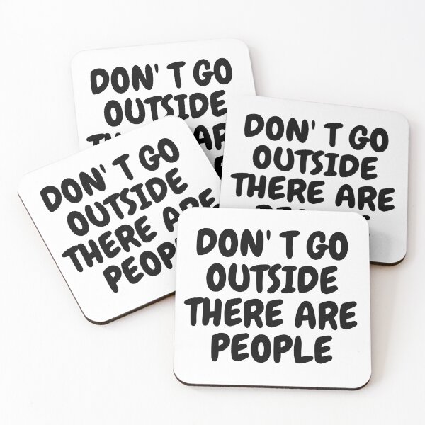 Item preview, Don't Go Outside There Are People designed and sold by khadijat297.