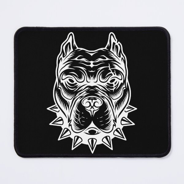 Item preview, Pitbull Angry Head Art Design Draw Street Art designed and sold by BK-Fishing.