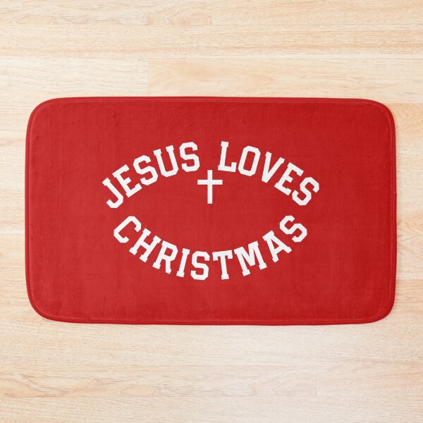 Artikelvorschau, Jesus liebt Weihnachtsslogan entworfen und verkauft von thetshirtworks.