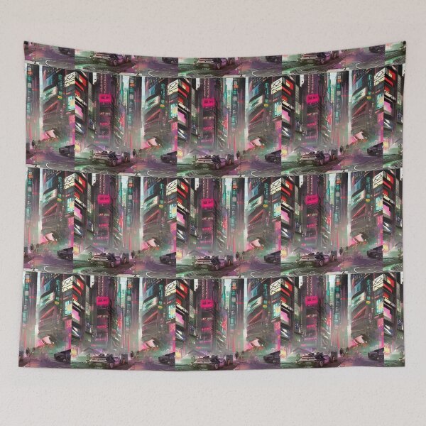 Item preview, Cyberpunk Edgerunners generated art of the anime universe designed and sold by Nubaex.
