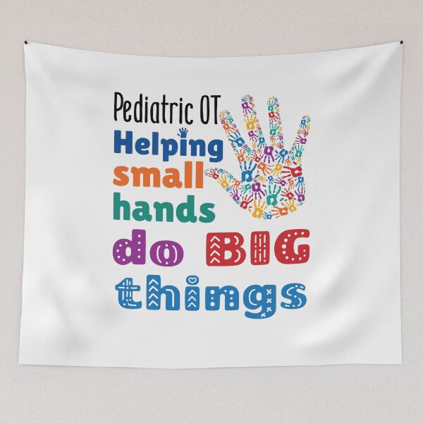 Item preview, Pediatric OT Helping Small Hands Do Big Things Occupational Therapist designed and sold by jaygo.