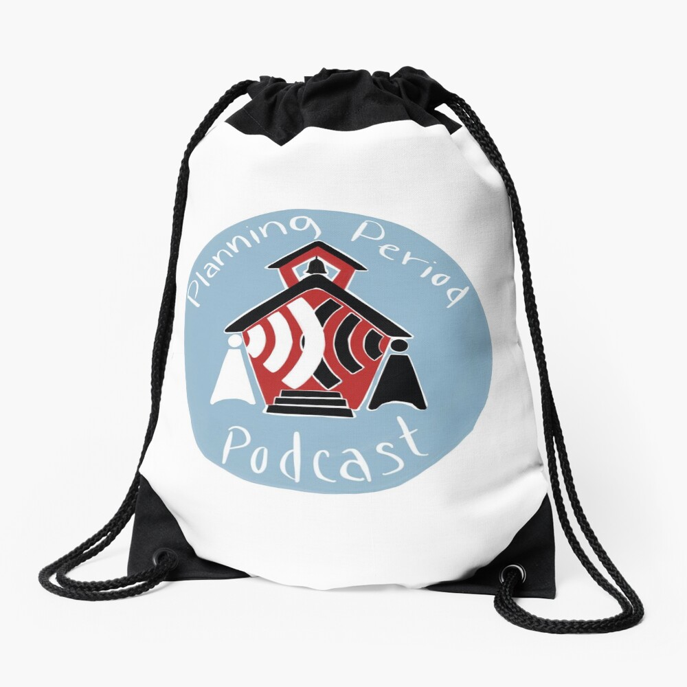 Planning Period Podcast Drawstring Bag