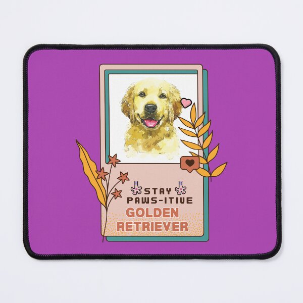 Item preview, Golden Retriever Watercolor Drawing Dog Breed | Stay Paws-itive Dog Series -92 designed and sold by PetinHeart.