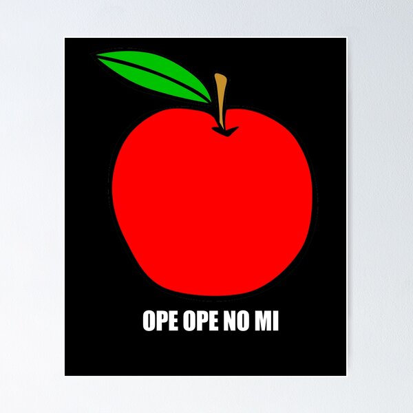 PACK of 4 Ope Ope No Mi | Poster