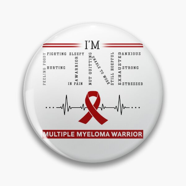 Item preview, I'm Fine Multiple Myeloma Warrior Support Multiple Myeloma Awareness Gifts designed and sold by rechardtee.