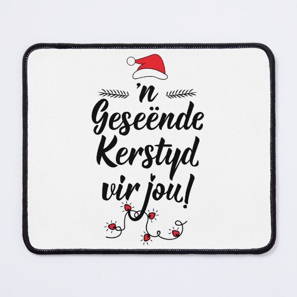 Item preview, Merry Christmas to you - Afrikaans text. lettering. designed and sold by pidzam4e.