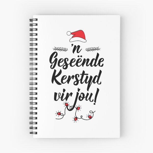 Item preview, Merry Christmas to you - Afrikaans text. lettering. designed and sold by pidzam4e.