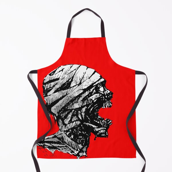 Item preview, screaming mummy, halloween, horror movies fan, a zombie mummy, illustration, engraved designed and sold by DALIO666.