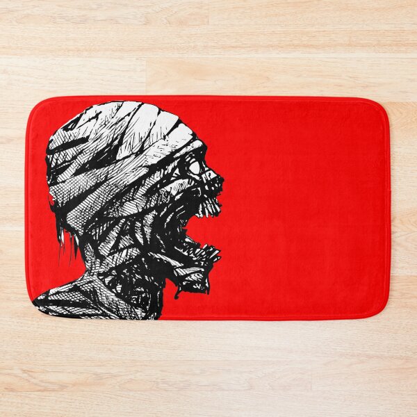 Item preview, screaming mummy, halloween, horror movies fan, a zombie mummy, illustration, engraved designed and sold by DALIO666.