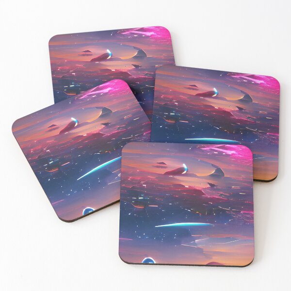 Item preview, DREAMY PLANETS IN A COLORFUL GALAXY designed and sold by sailorsam1805.