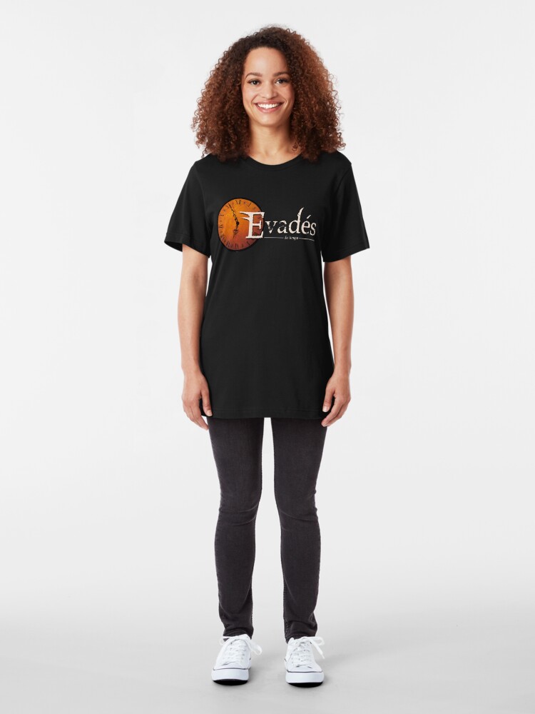 T-shirt ajusté ''Evades du Temps / Time Escapers' : autre vue