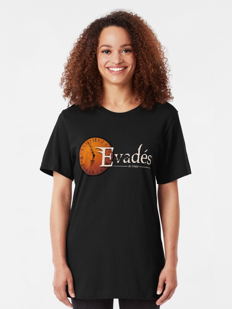 T-shirt ajusté ''Evades du Temps / Time Escapers' : autre vue