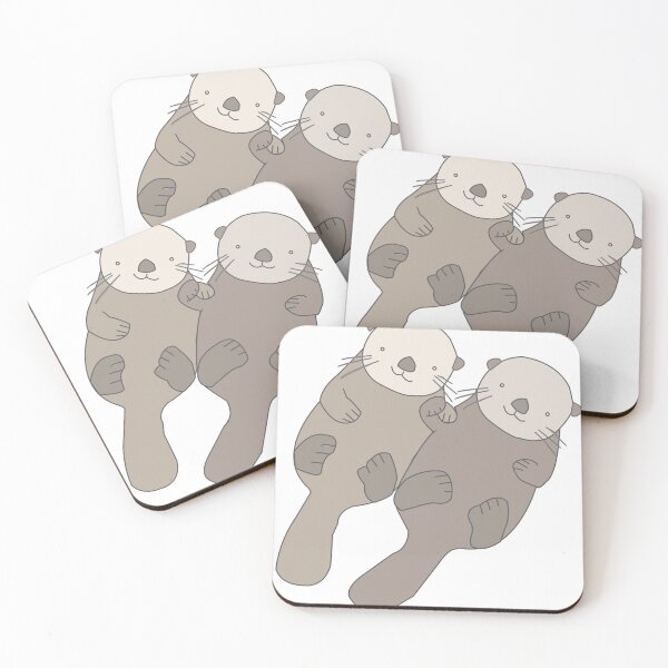 Item preview, Otters Holding Hands designed and sold by AmeeqaSiddiqui.