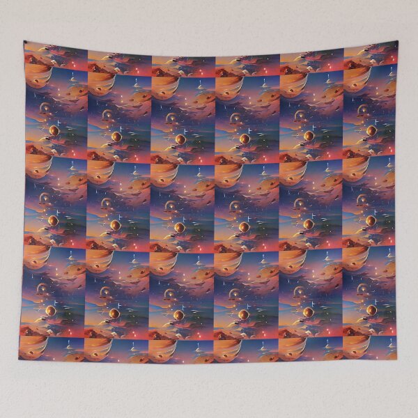Item preview, PLANETS IN A COLORFUL GALAXY designed and sold by sailorsam1805.