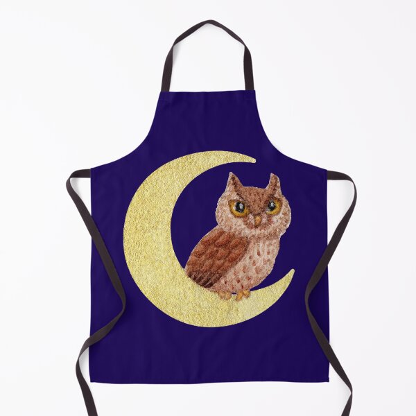 Item preview, Watercolor Owl & Moon designed and sold by Krystal280791 Shop.