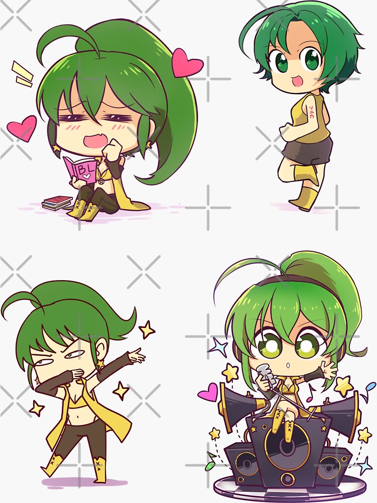 Sonika 4 pc sticker set by Chorvaqueen