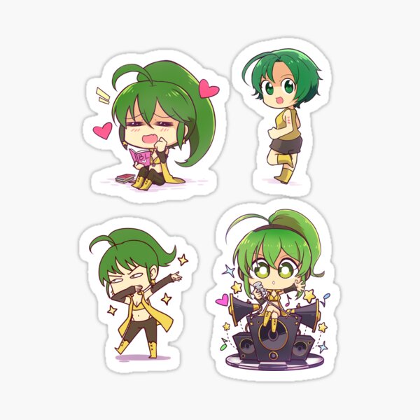 Sonika 4 pc sticker set Sticker