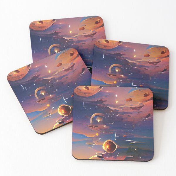 Item preview, SURREAL PLANETS IN A PINK GALAXY designed and sold by sailorsam1805.
