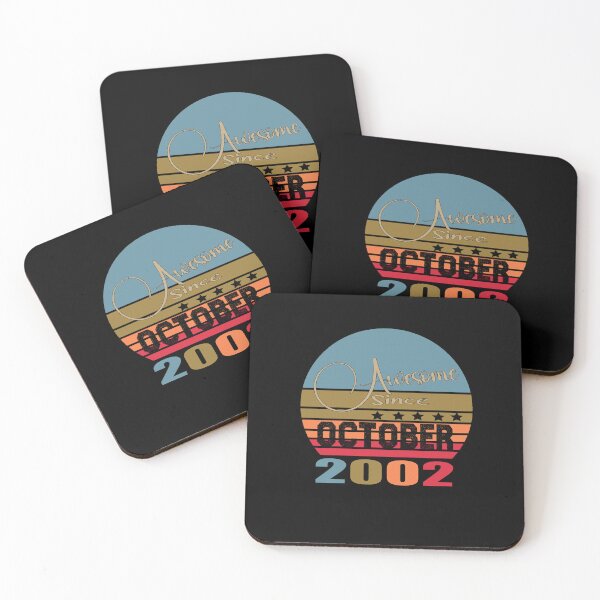 Item preview, 20th Birthday Funny Awesome Since October 2002 20-Year-Old designed and sold by Nedskr.