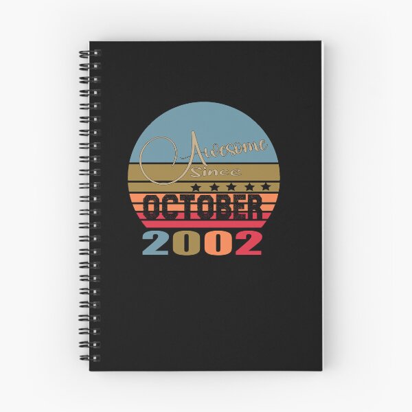 Item preview, 20th Birthday Funny Awesome Since October 2002 20-Year-Old designed and sold by Nedskr.