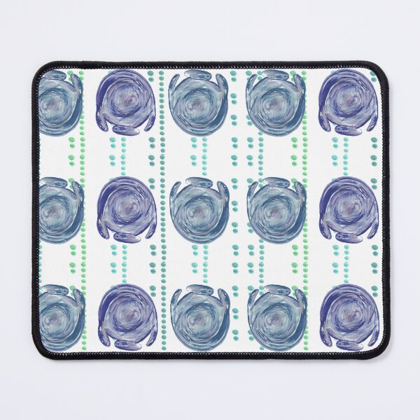 Item preview, Watercolor Manatee swirls - handrawn Florida Manatee art - Swimming with Manatee - I love manatee designed and sold by smooshfaceutd.