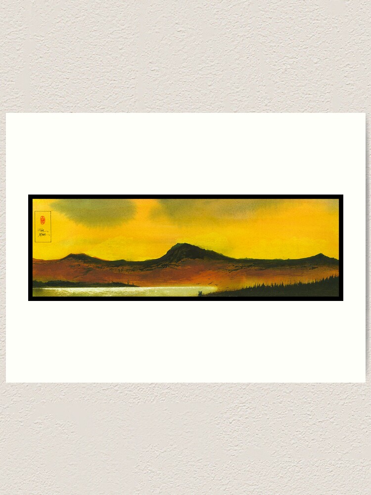 Alternate view of Yellow Sky Art Print