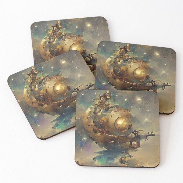 Item preview, STEAM PUNK SPACESHIPS designed and sold by sailorsam1805.
