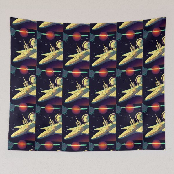Item preview, CARTOON SPACESHIPS designed and sold by sailorsam1805.