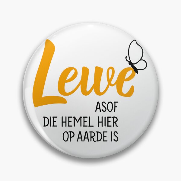 Item preview, Leef asof die hemel hier op aarde is. Live as if heaven is here on earth - Afrikaans text. lettering. designed and sold by pidzam4e.