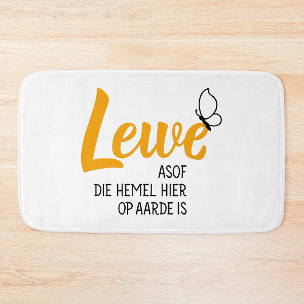 Item preview, Leef asof die hemel hier op aarde is. Live as if heaven is here on earth - Afrikaans text. lettering. designed and sold by pidzam4e.