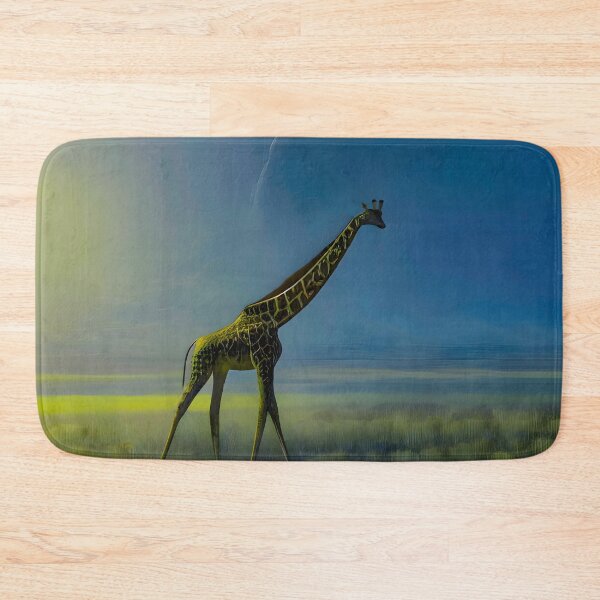 Item preview, A Giraffe strolls by the Cliffs designed and sold by PictureNZ.