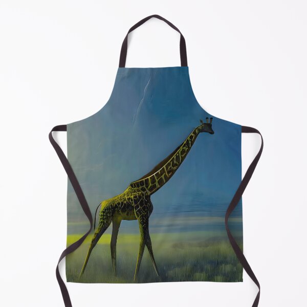 Item preview, A Giraffe strolls by the Cliffs designed and sold by PictureNZ.