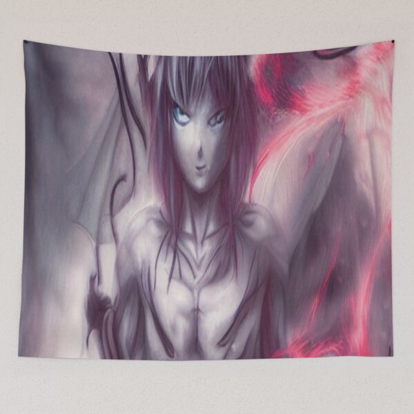 Item preview, Creepy Halloween Anime Boy Skew Eye designed and sold by aventi24.