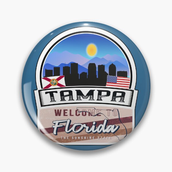 Artikelvorschau, Tampa, Willkommen in Florida, dem Sunshine State | US-Bundesstaaten und Städte Serie -33 entworfen und verkauft von WorldStateArt.
