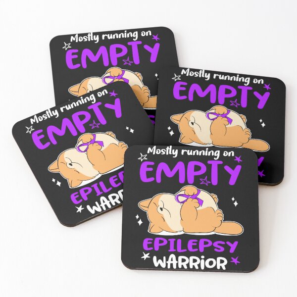 Item preview, Mostly running on Empty Epilepsy Warrior designed and sold by ElizabethS809.