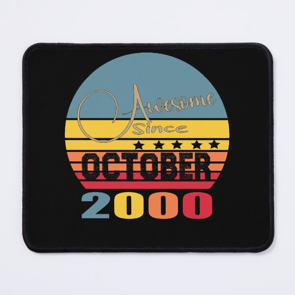Item preview, 22th Birthday Funny Awesome Since October 2000 22-Year-Old designed and sold by Nedskr.