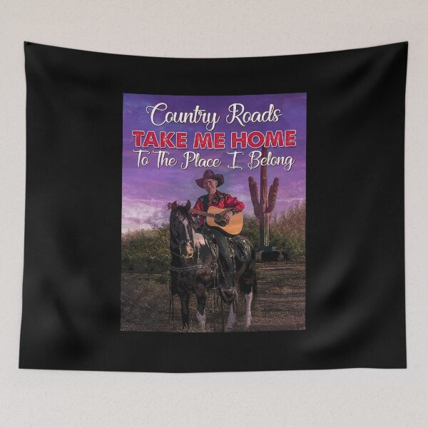Item preview, Country Roads Take Me Home To The Place I Belong designed and sold by flairzieskem.