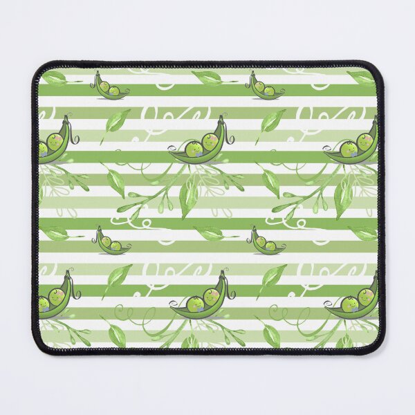 Item preview, Sweet peas in a pod on striped green background designed and sold by BaerDesign.