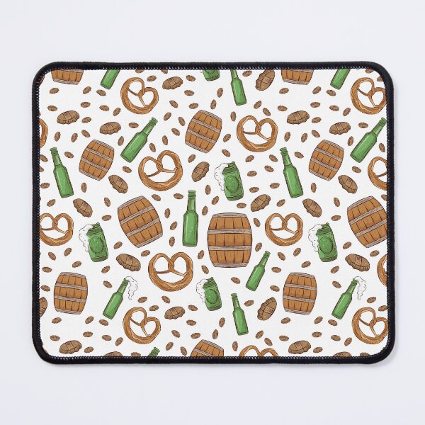 Item preview, Pretzels and Beer Oktoberfest Pattern (White) designed and sold by Geo De la Cruz.