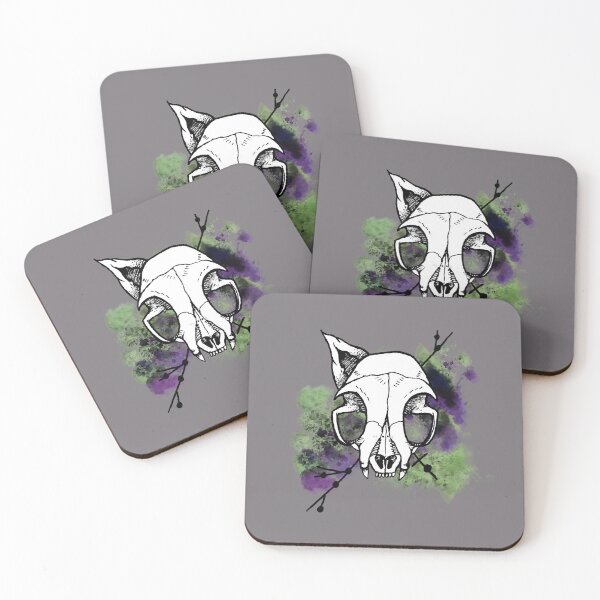 Item preview, Toxic Cat Skull Design designed and sold by Nikki Neidlinger.