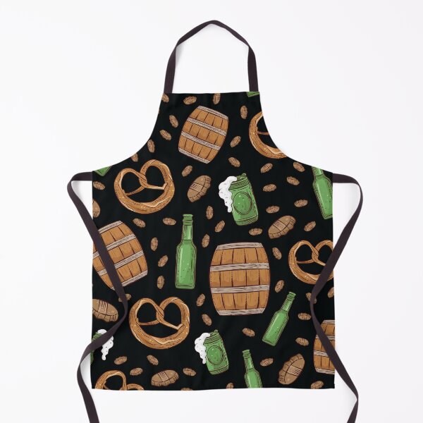 Item preview, Pretzels and Beer Oktoberfest Pattern (Black) designed and sold by Geo De la Cruz.