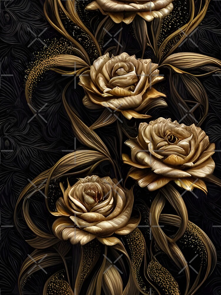 Thumbnail 4 of 4, iPhone Case, Golden Roses designed and sold by Nylaria.