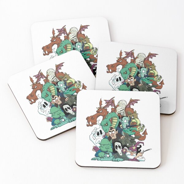 Item preview,  A Big Pile Of Monsters , Cute Creatures designed and sold by branaghbel.