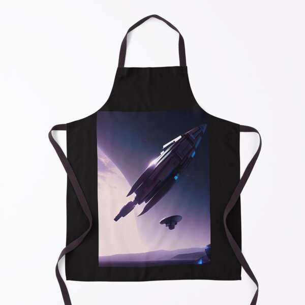 Item preview, SIMPLE COMIC STYLE SILVER AND BLUE SPACESHIP designed and sold by sailorsam1805.