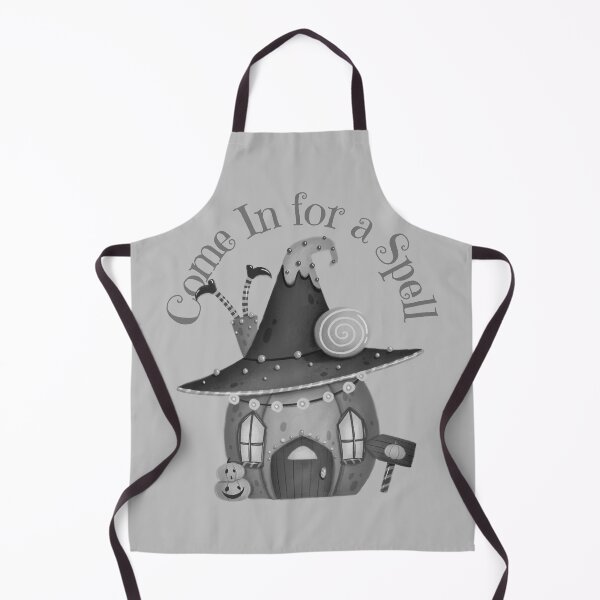 Item preview, Come In for a Spell on Halloween - Grayscale Version designed and sold by st0n0ga.