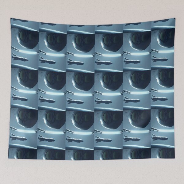 Item preview, 3 SIMPLE  COMIC STYLE SILVER AND BLUE SPACESHIPS designed and sold by sailorsam1805.