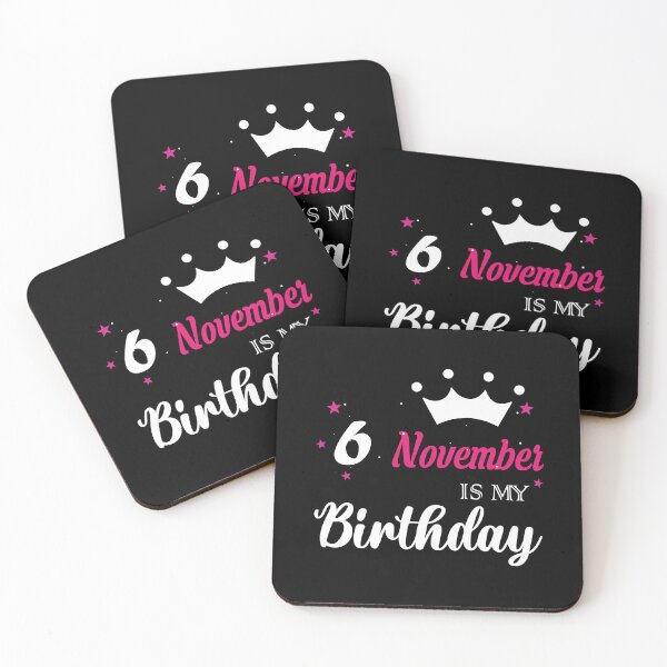 Item preview, Happy birthday 6 november  designed and sold by Thealstars  ⭐⭐⭐⭐⭐.
